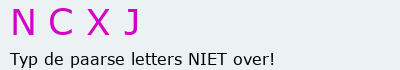 Bevestigingscode