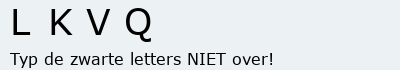 Bevestigingscode