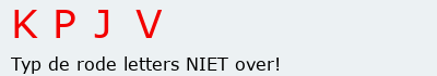 Bevestigingscode