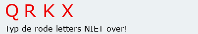 Bevestigingscode