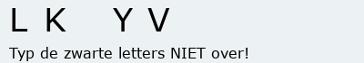 Bevestigingscode