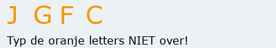 Bevestigingscode