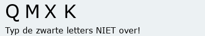 Bevestigingscode