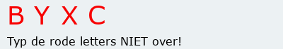 Bevestigingscode