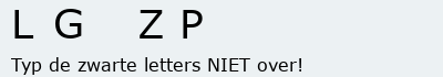 Bevestigingscode