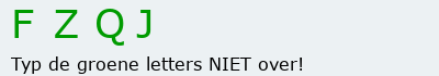 Bevestigingscode