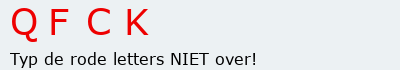 Bevestigingscode