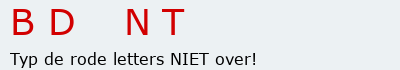 Bevestigingscode