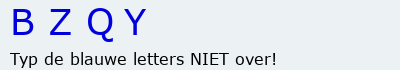 Bevestigingscode