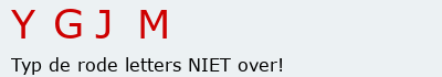 Bevestigingscode
