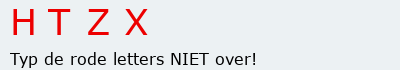 Bevestigingscode