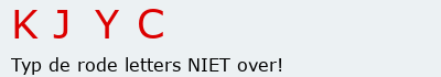 Bevestigingscode