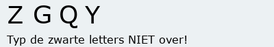 Bevestigingscode