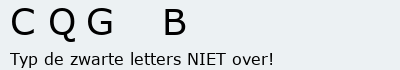 Bevestigingscode