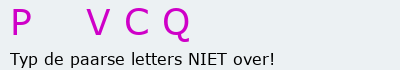 Bevestigingscode