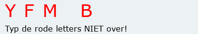 Bevestigingscode