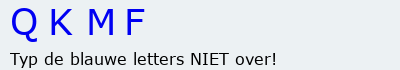 Bevestigingscode