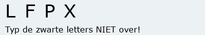 Bevestigingscode