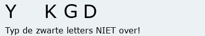 Bevestigingscode