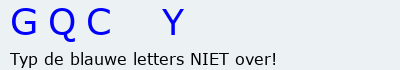 Bevestigingscode
