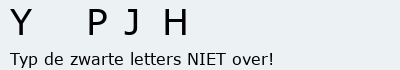 Bevestigingscode