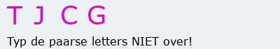 Bevestigingscode