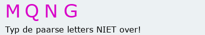 Bevestigingscode