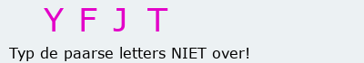 Bevestigingscode