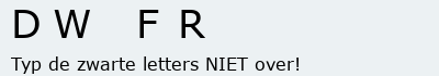 Bevestigingscode
