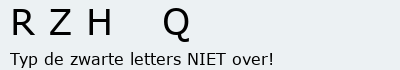 Bevestigingscode