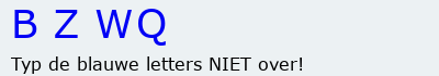 Bevestigingscode