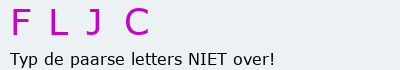 Bevestigingscode