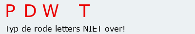 Bevestigingscode