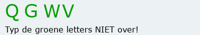 Bevestigingscode