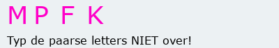 Bevestigingscode
