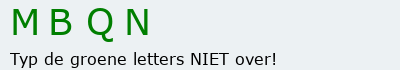 Bevestigingscode