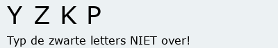 Bevestigingscode
