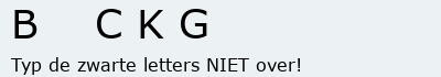 Bevestigingscode