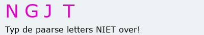 Bevestigingscode
