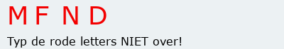 Bevestigingscode