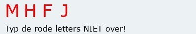 Bevestigingscode