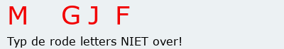 Bevestigingscode