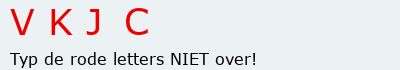 Bevestigingscode