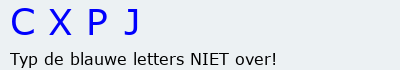 Bevestigingscode