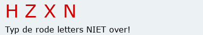 Bevestigingscode