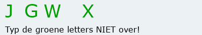 Bevestigingscode