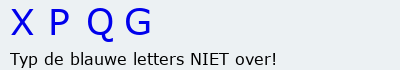 Bevestigingscode