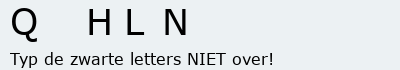 Bevestigingscode