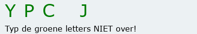 Bevestigingscode