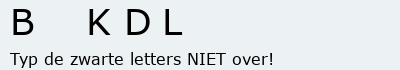 Bevestigingscode